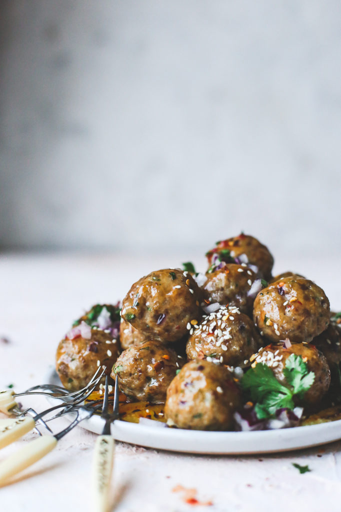 Sweet Chili Meatballs - Olive and Artisan