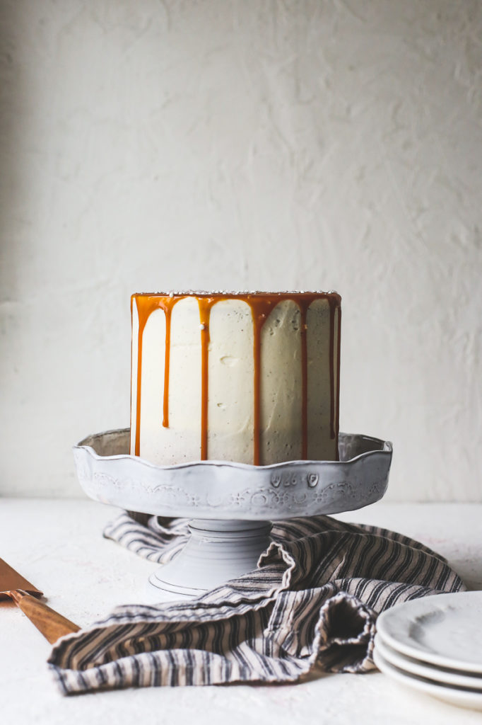 Browned Butter Salted Caramel Cake