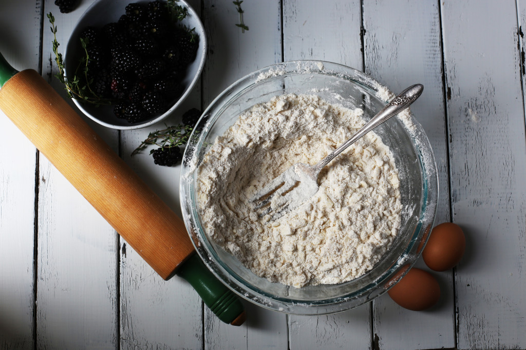 Marion Berry Goat Cheese Galette, easy and delicious free form pie