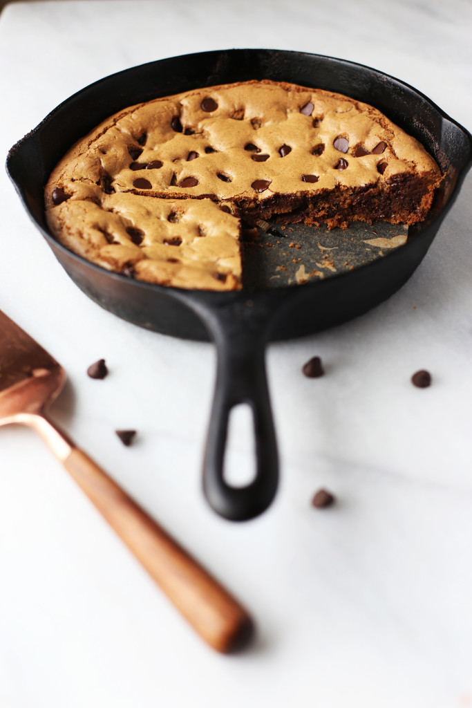 Easy Browned Butter Cast Iron Cookie