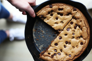 Easy Browned Butter Cast Iron Cookie