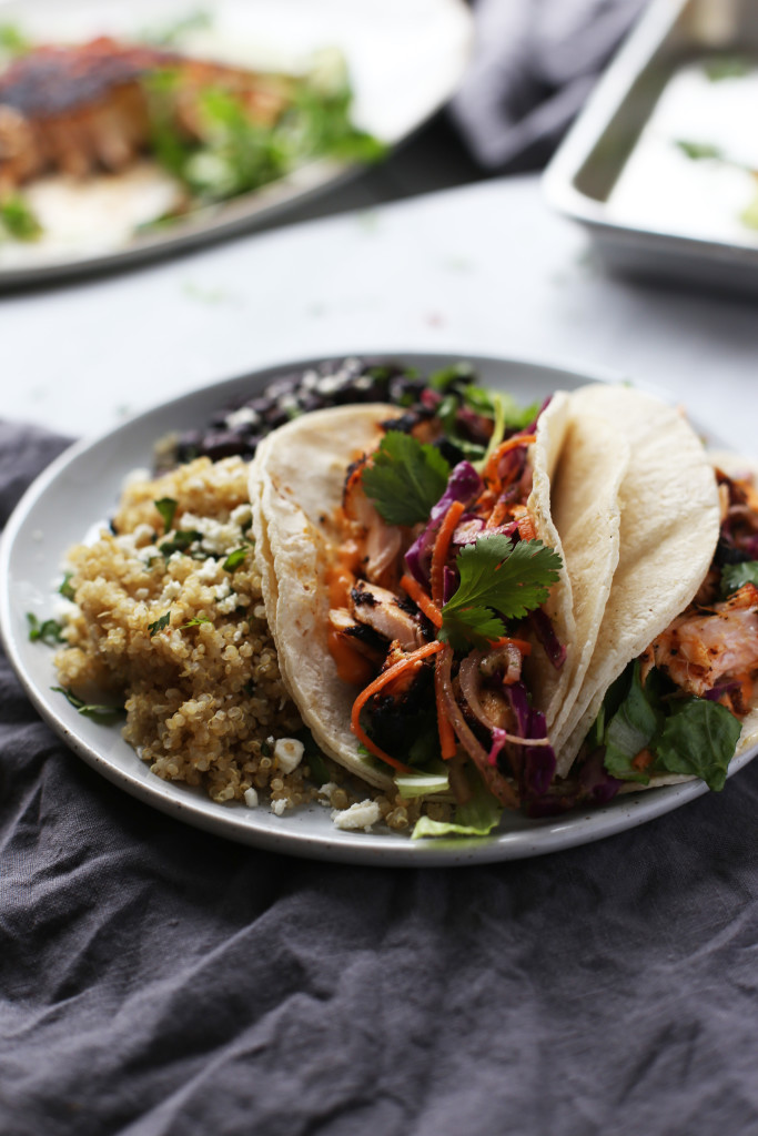 Blackened Salmon Tacos, YUMMY!!!