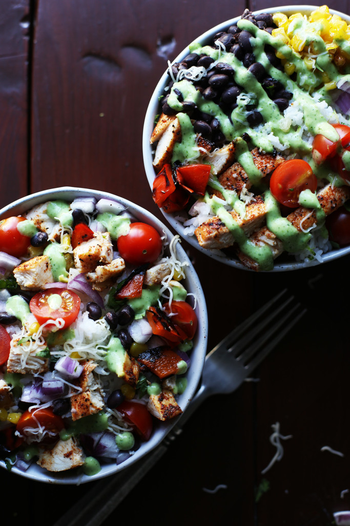 Clean and simple Baja Bowls