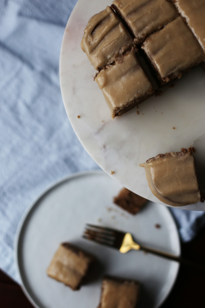 Banana Maple Bars with a Browned Butter Glaze