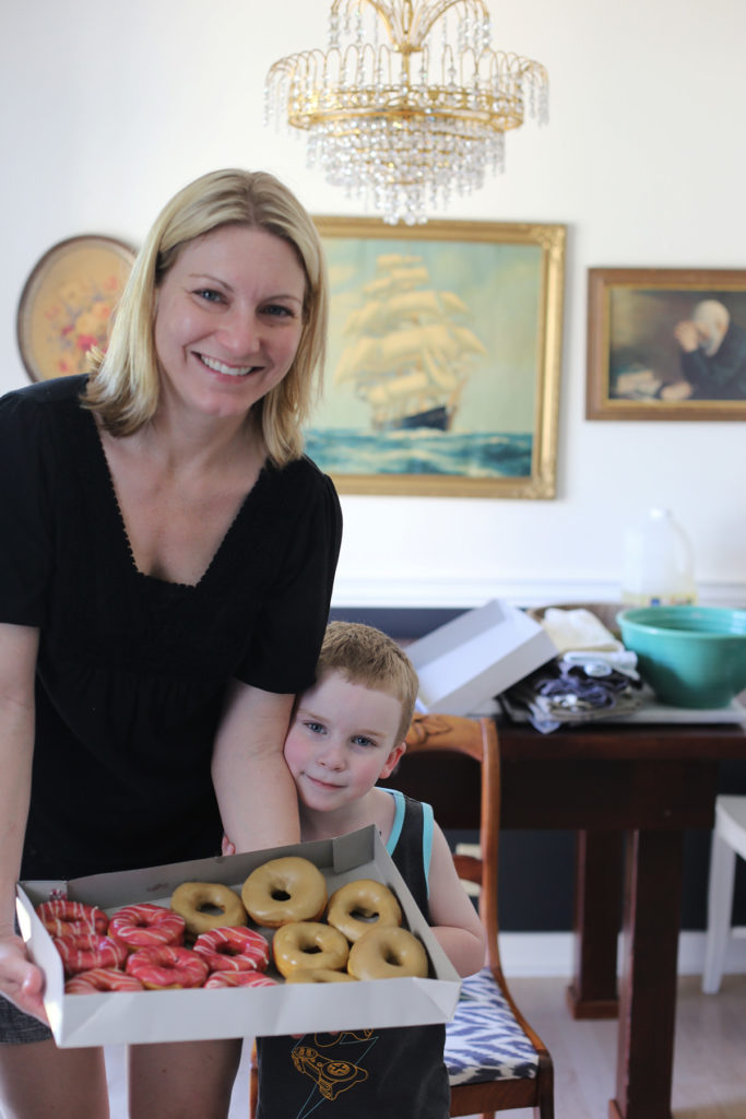 Marion Berry Basil Donuts