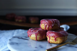 Marion Berry Basil Donuts