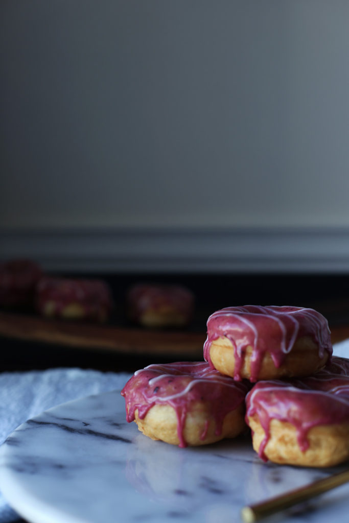 Marion Berry Basil Donuts