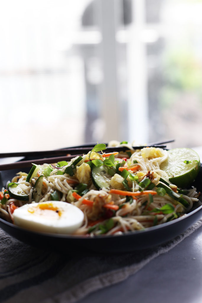 Citrus Cold Soba Noodle Salad