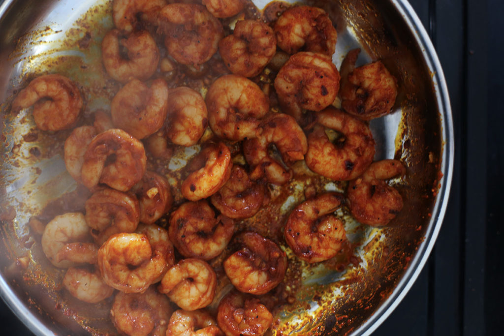 Spicy Shrimp and Avocado Salad