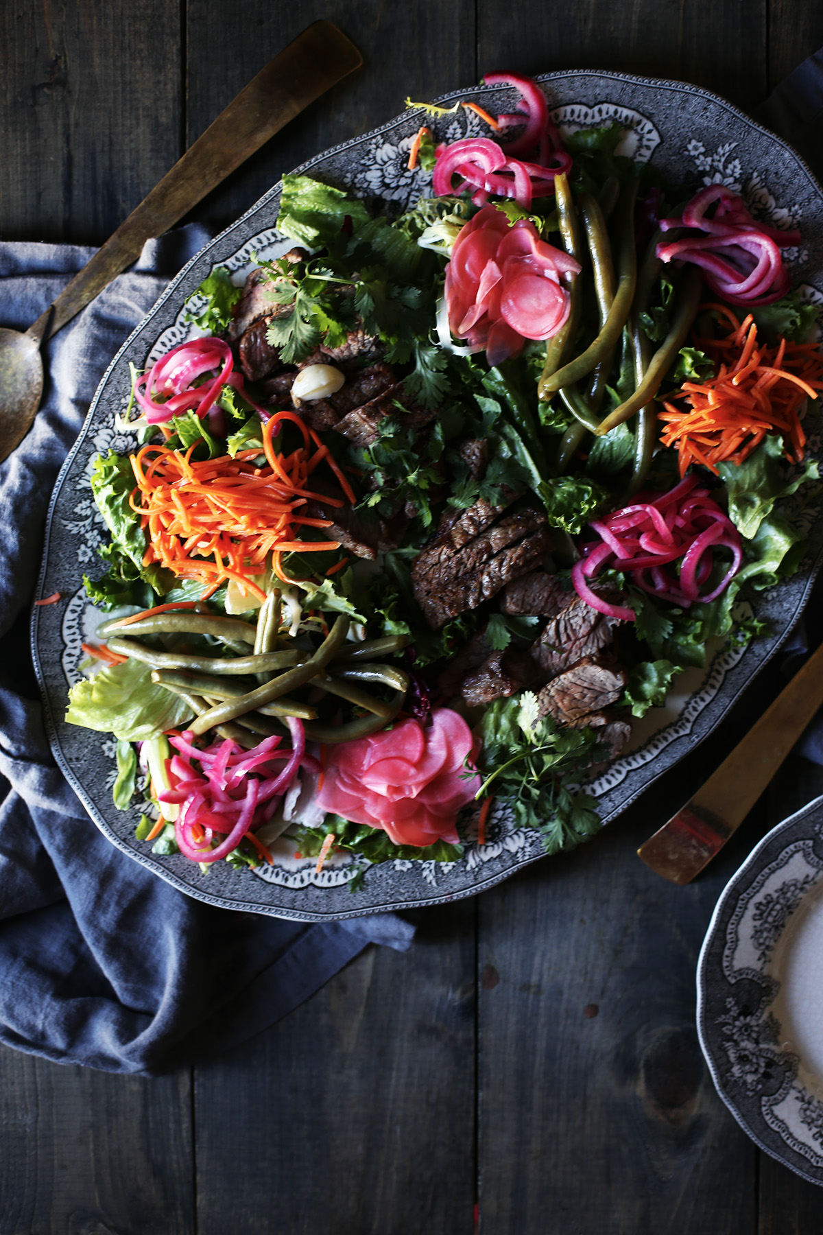 Pickled Vegetable and Tri-tip Salad