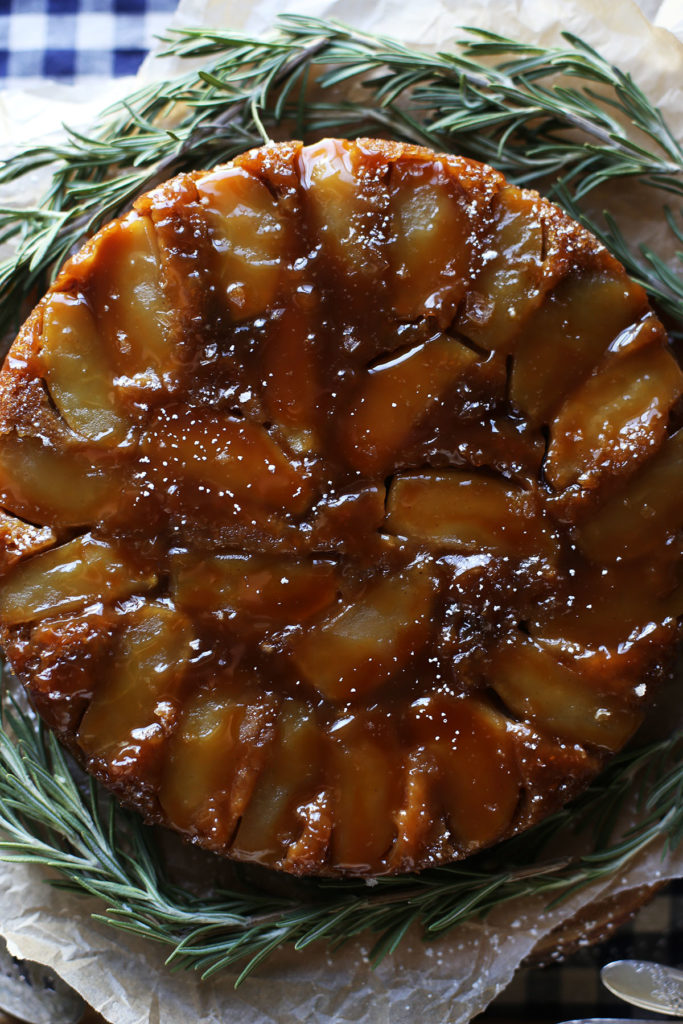 Browned Butter Apple Upside-Down Cake