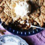 Peanut Butter Cookie Apple Crisp