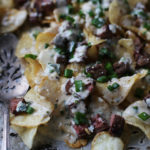 Steak and Gorgonzola Potato Chip Nachos