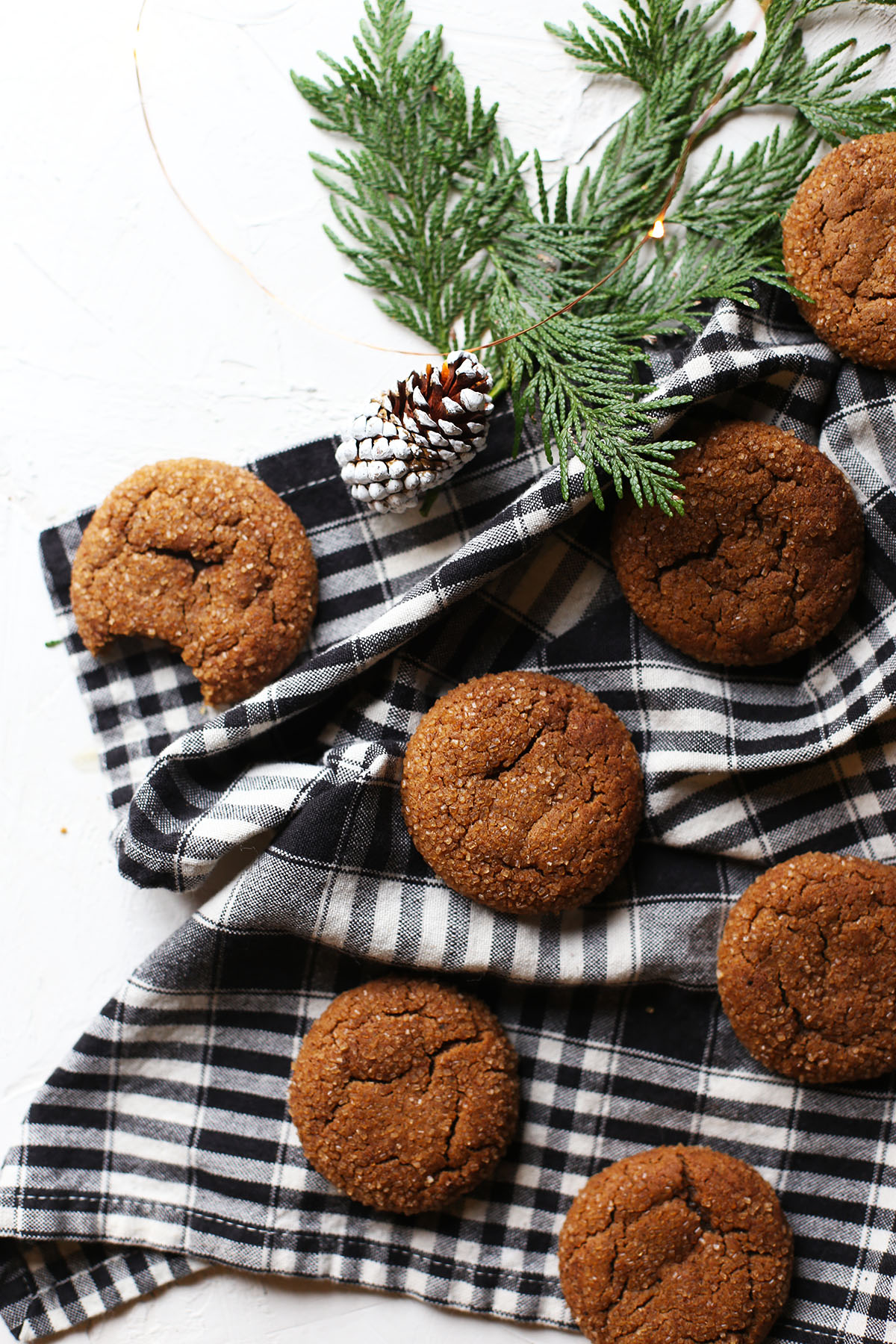 Chai-Sugared Molasses Cookies