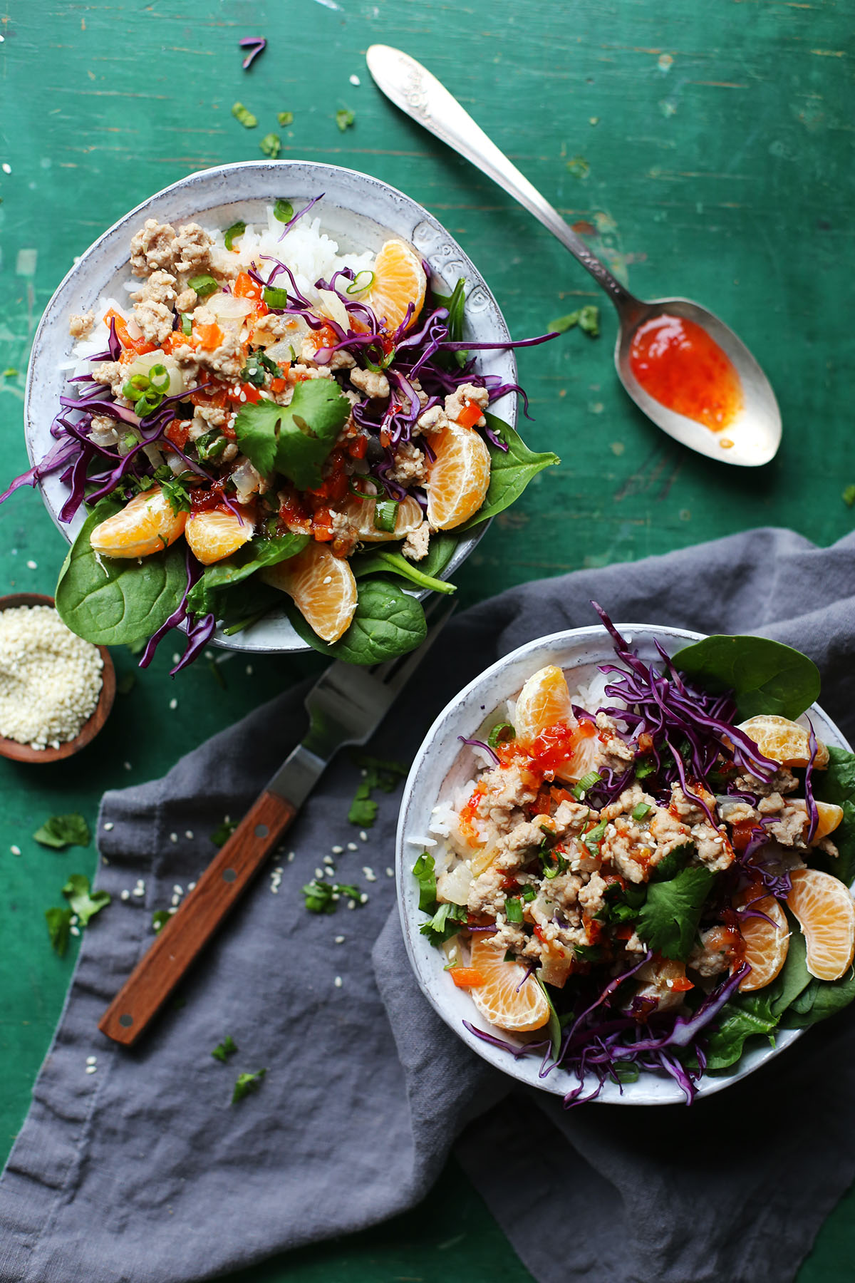 Sweet Ginger Pork Flavor Bowls