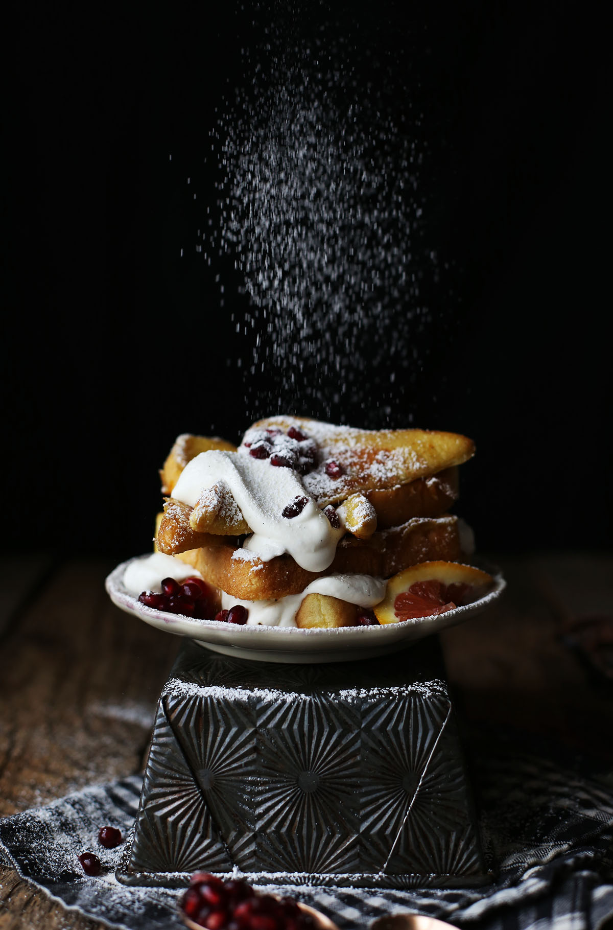 Blood Orange and Vanilla Bean French Toast