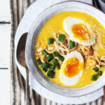 Crockpot Carrot Ginger Cashew Ramen Noodle Soup