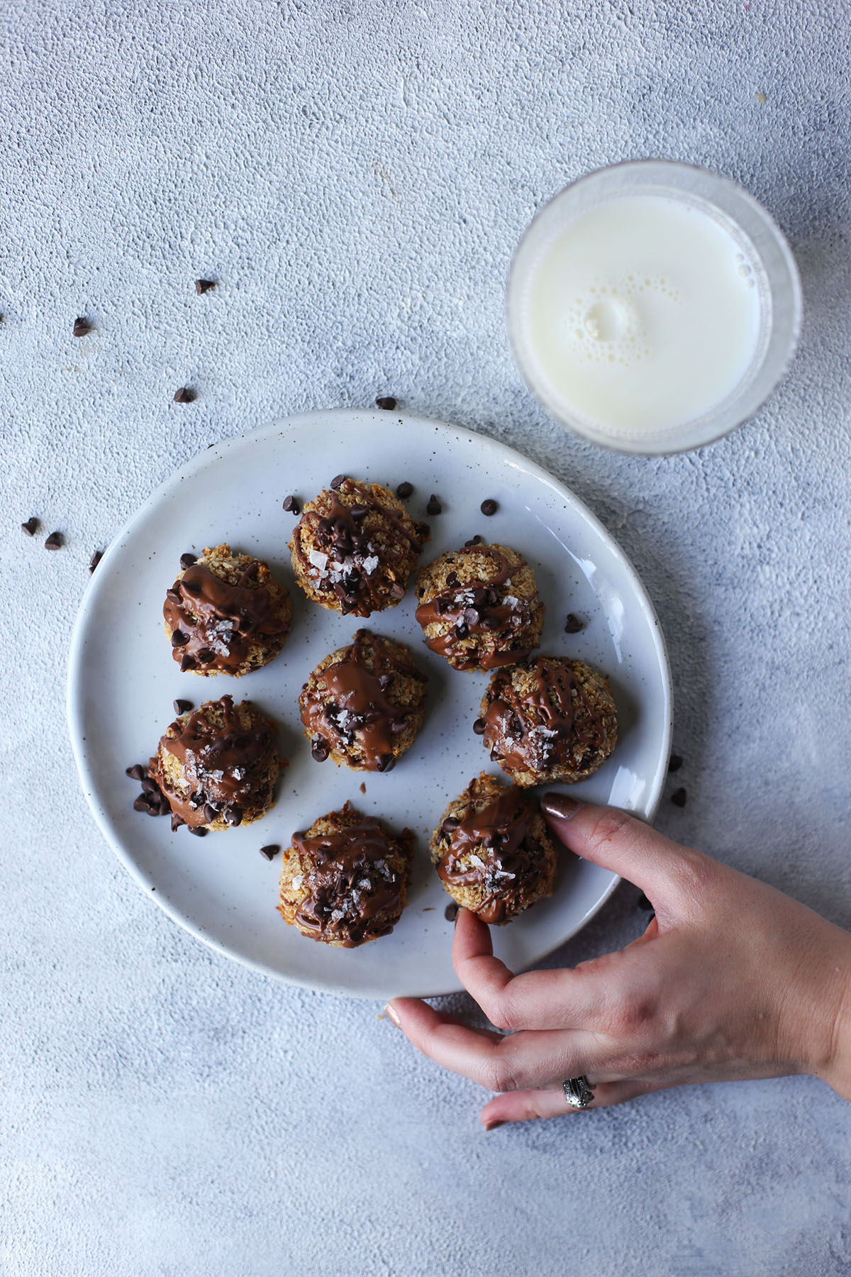 Chocolate Chip Cookie Coconut Macaroons
