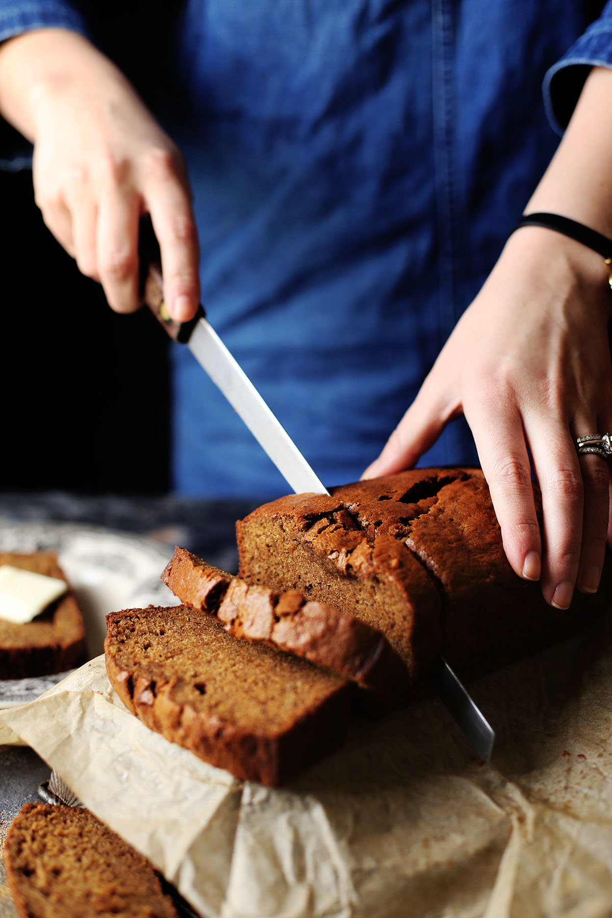 Browned Butter Maple Banana Bread