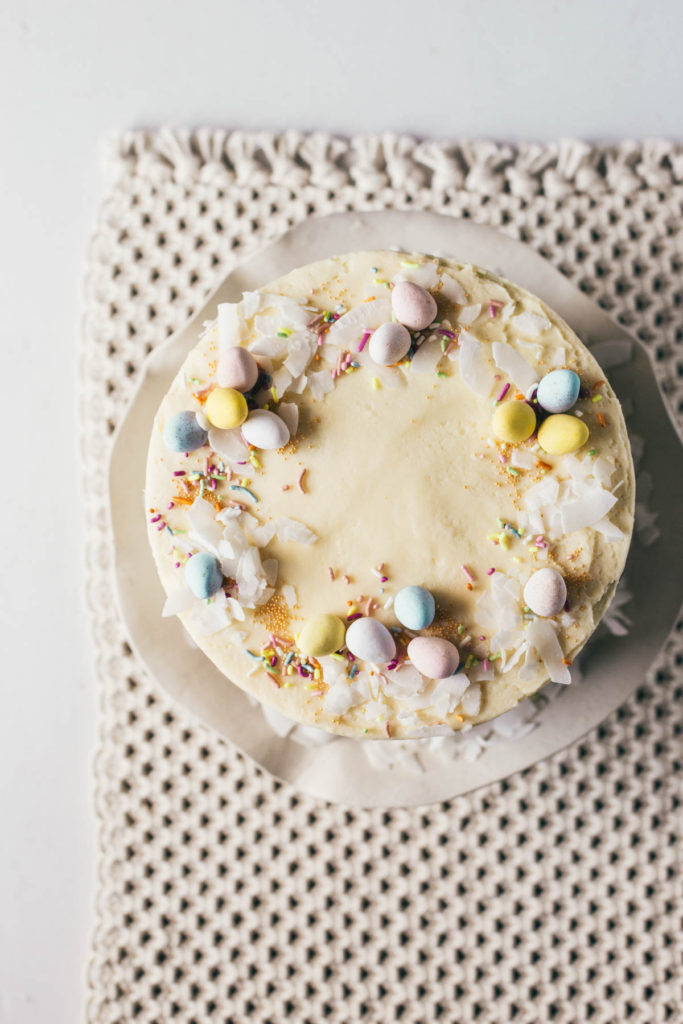 Pineapple Coconut Carrot Cake with Sweetened Condensed Milk Frosting