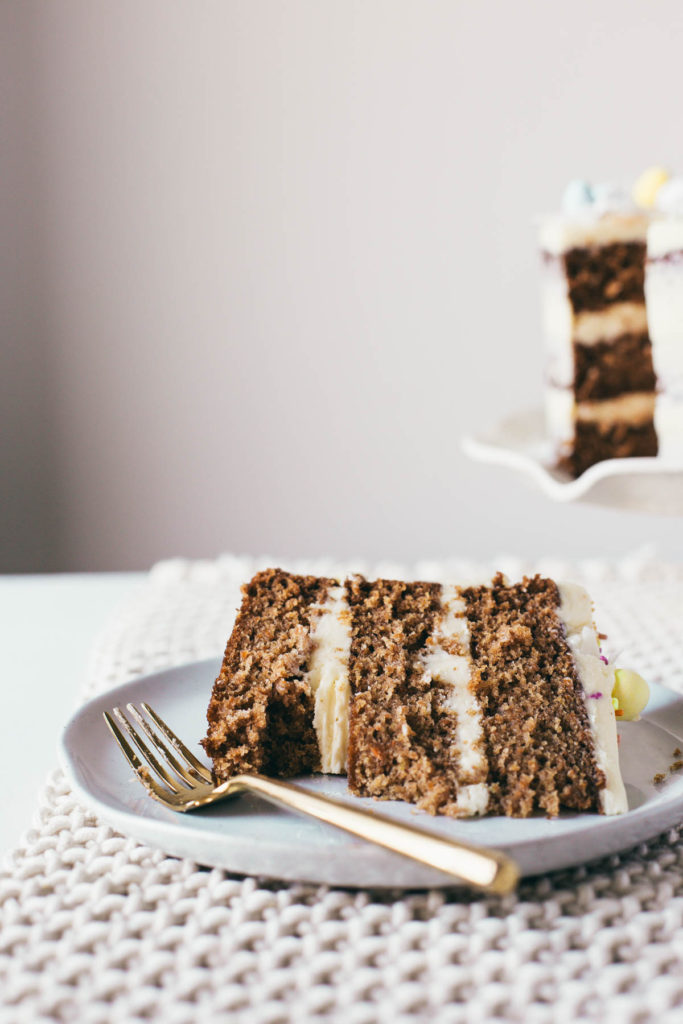 Pineapple Coconut Carrot Cake with Sweetened Condensed Milk Frosting