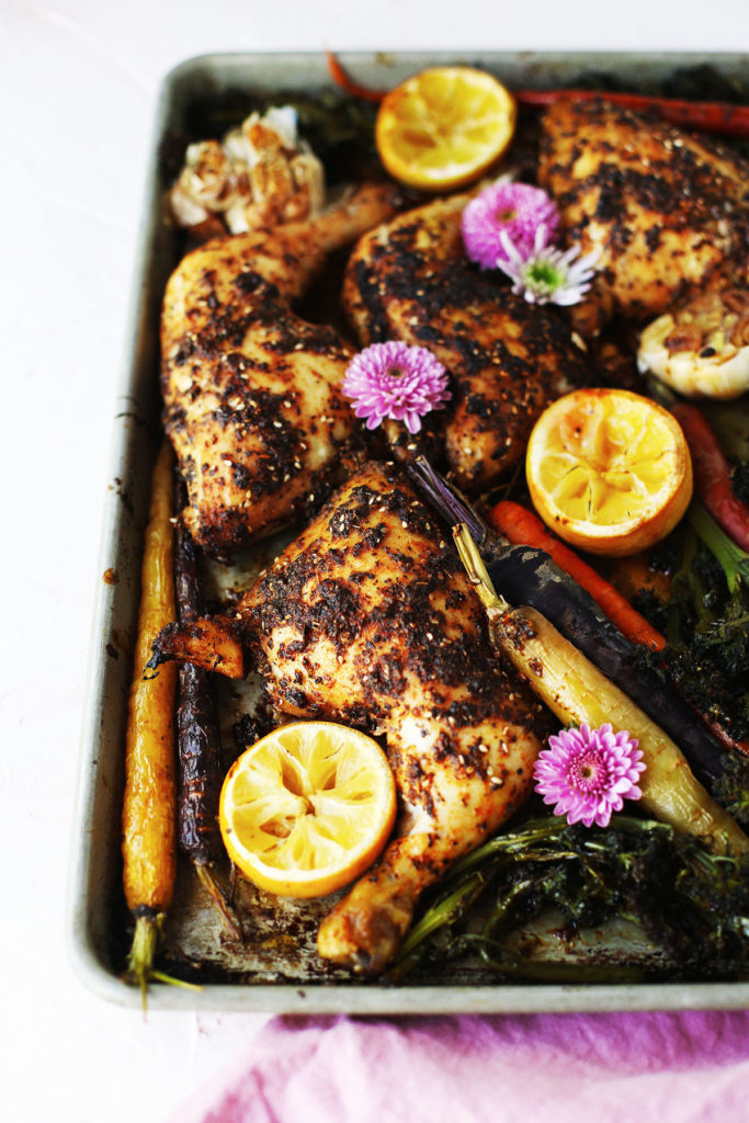 Rotisserie Style Sheet Pan Chicken