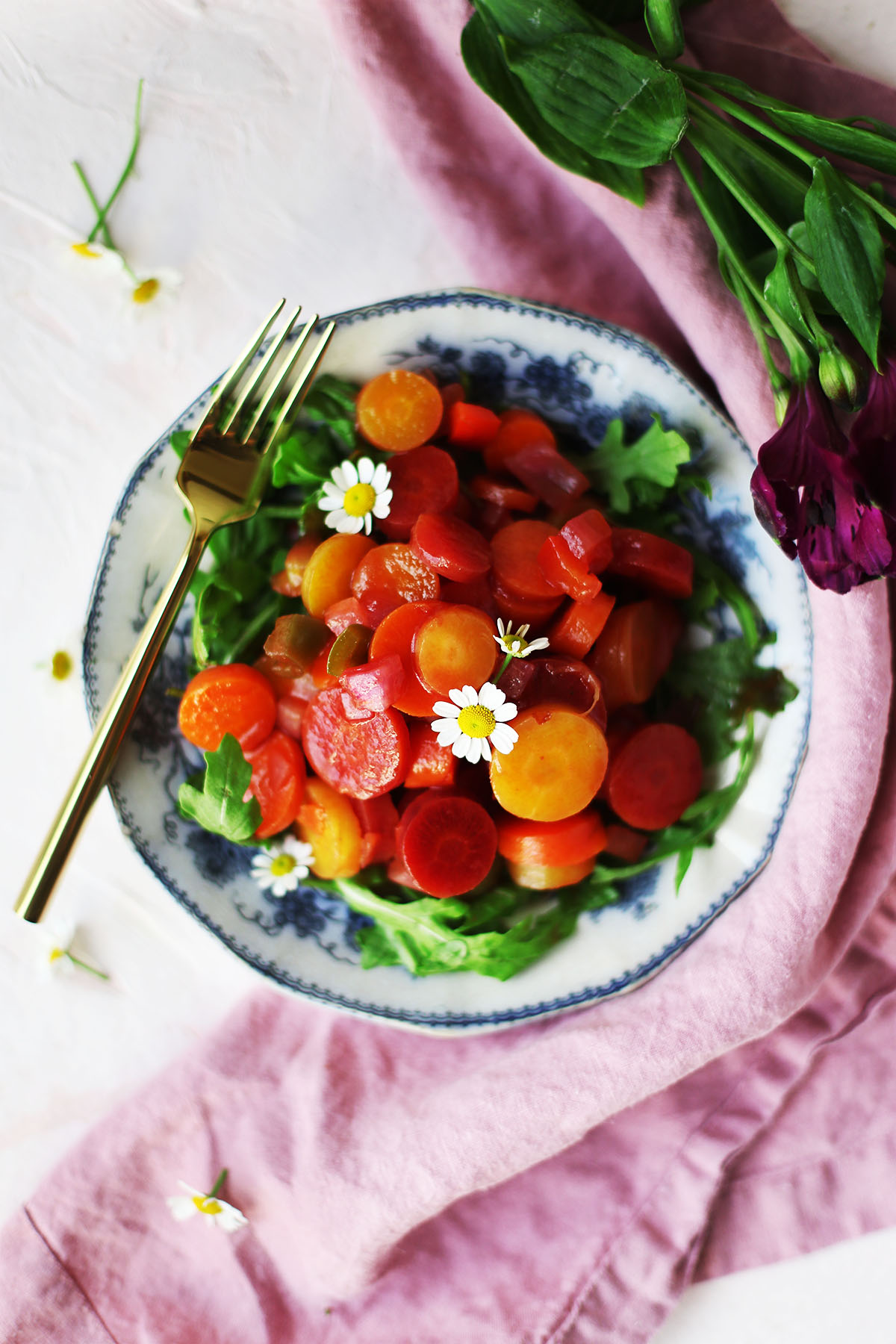 Old Fashioned Rainbow Copper Penny Salad