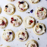 Almond Sugar Cookies with Sweetened Condensed Milk Frosting