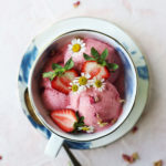 Whole 30 Strawberry Coconut Ice Cream