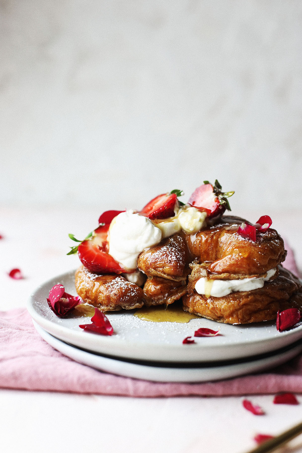 Chai Croissant French Toast