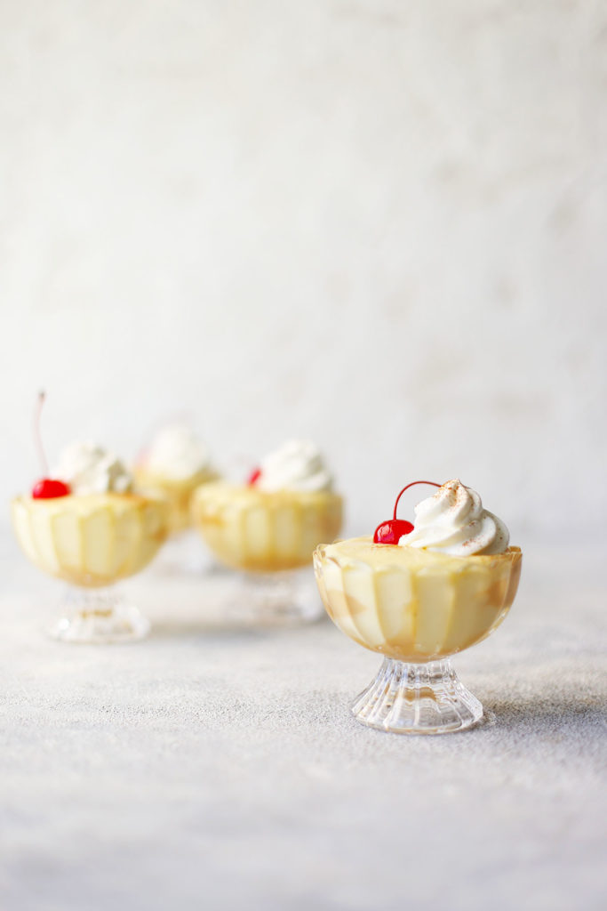 Horchata Pudding and Dulce de Leche Parfaits