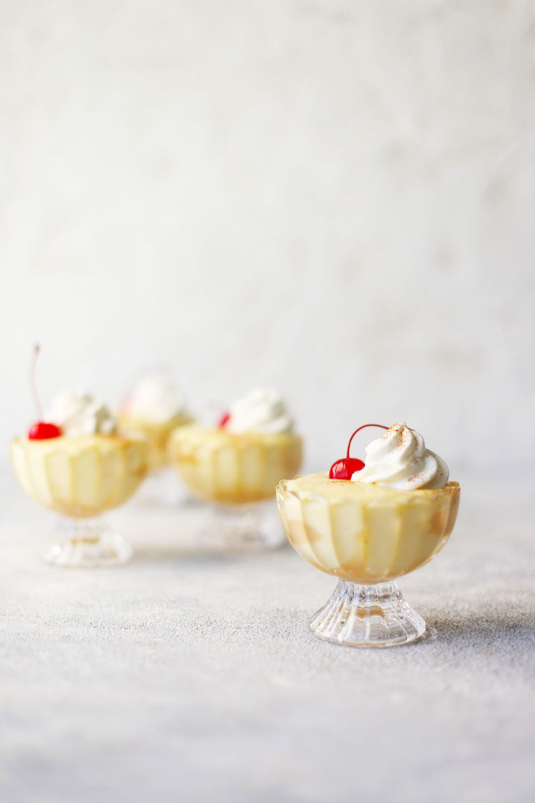 Horchata Pudding and Dulce de Leche Parfaits