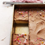 Cookie Bars with Chocolate American Buttercream