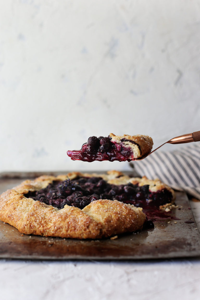 Blueberry Lavender Buttermilk Galette