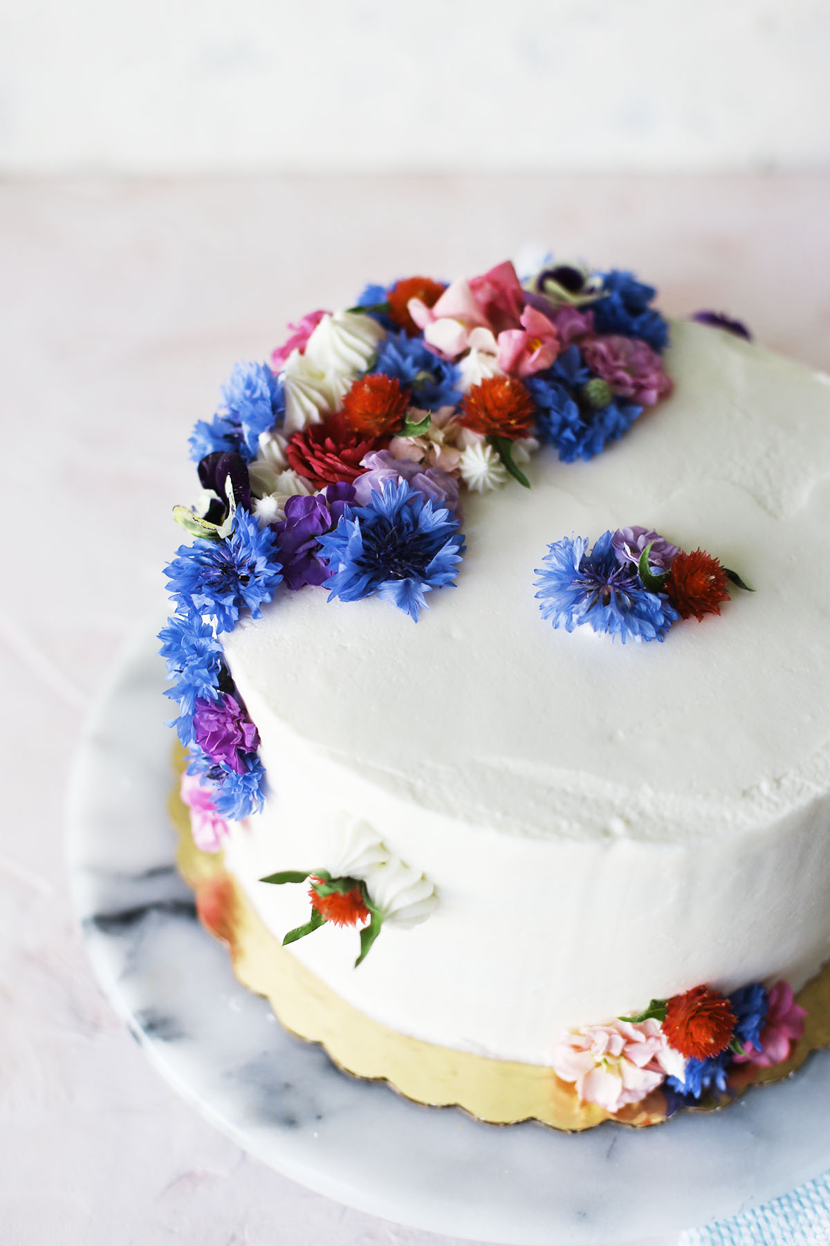 How To Decorate A Cake With Flowers