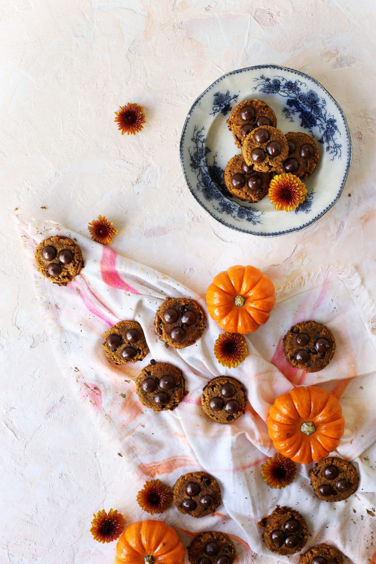 Gluten Free Pumpkin Chocolate Chip Cookies