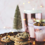 Browned Butter Candied Pecan Dark Chocolate Chip Cookies