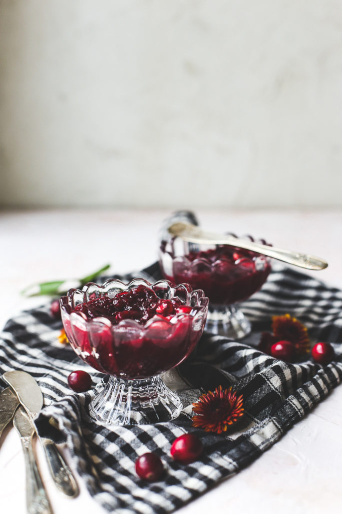 Pomegranate Cranberry Sauce