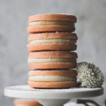 Peppermint Shortbread Cream Cheese Cookie Sandwiches