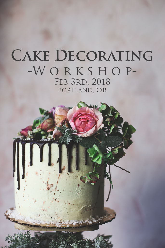 Cake Decorating and Styling Workshop, Feb 2018