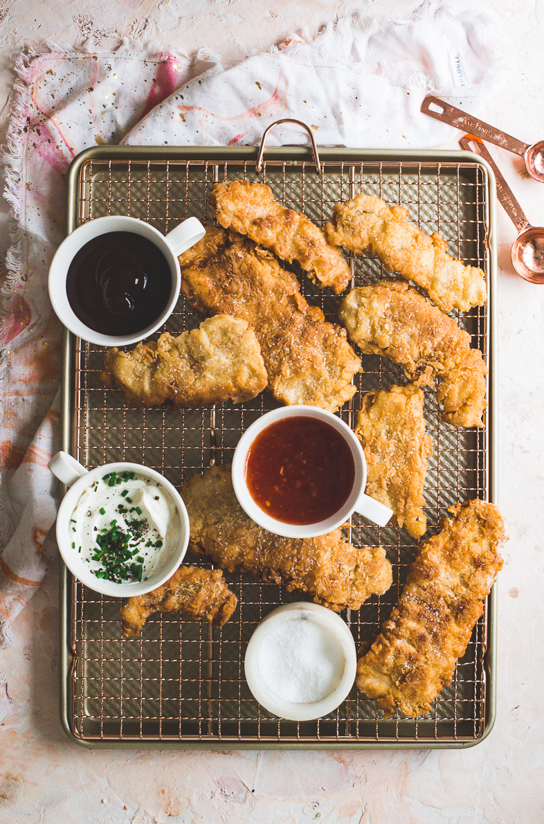 Homemade Pan Fried Chicken Fingers