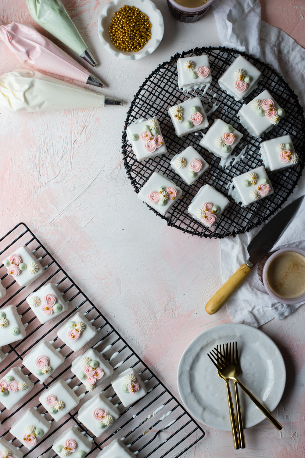 Cranberry Vanilla Bean Petit Fours - Gluten Free - Posh Little Designs