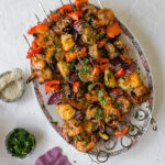 Sweet Lemon and Ginger Prawn Kabobs