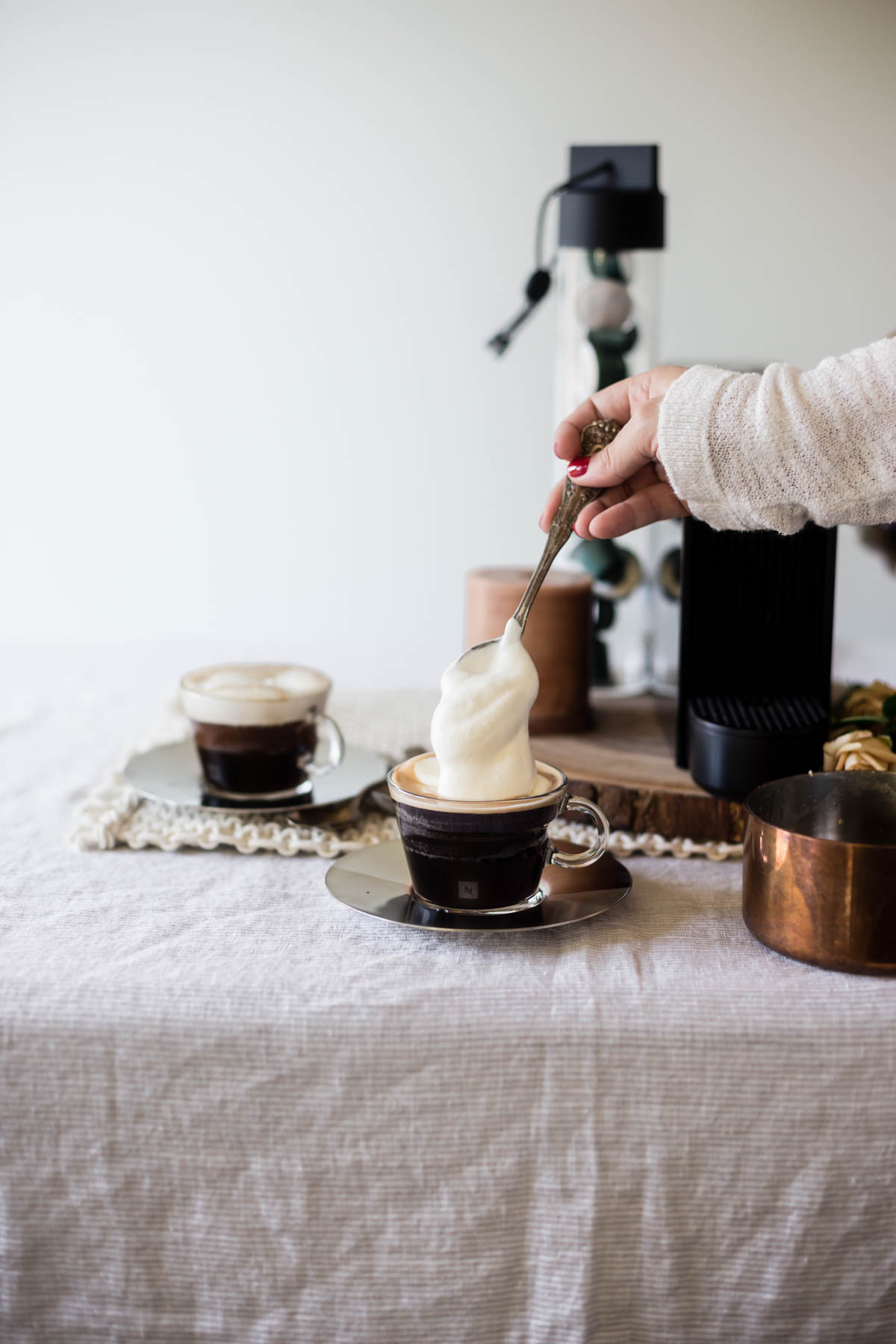 Maple & Hazelnut Cappuccino - Nespresso Recipes