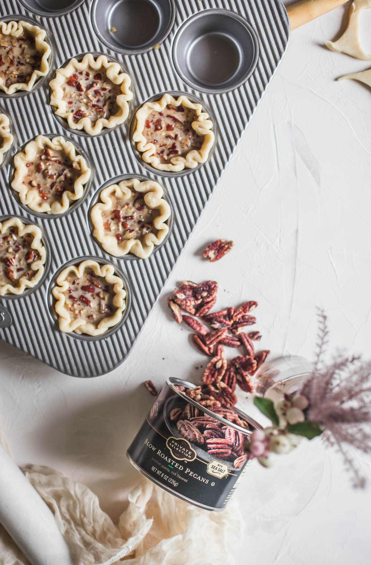 Browned Butter and Maple Mini Pecan Pies