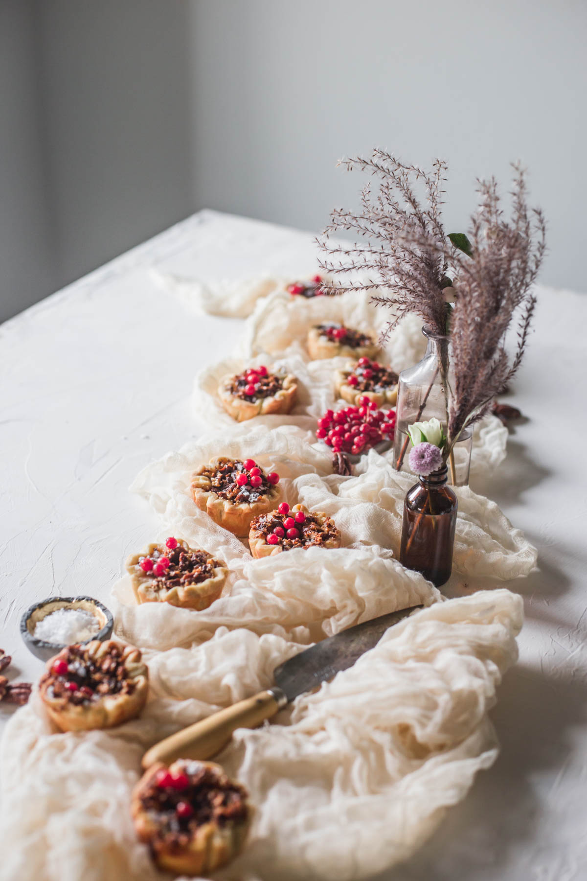 Browned Butter and Maple Mini Pecan Pies