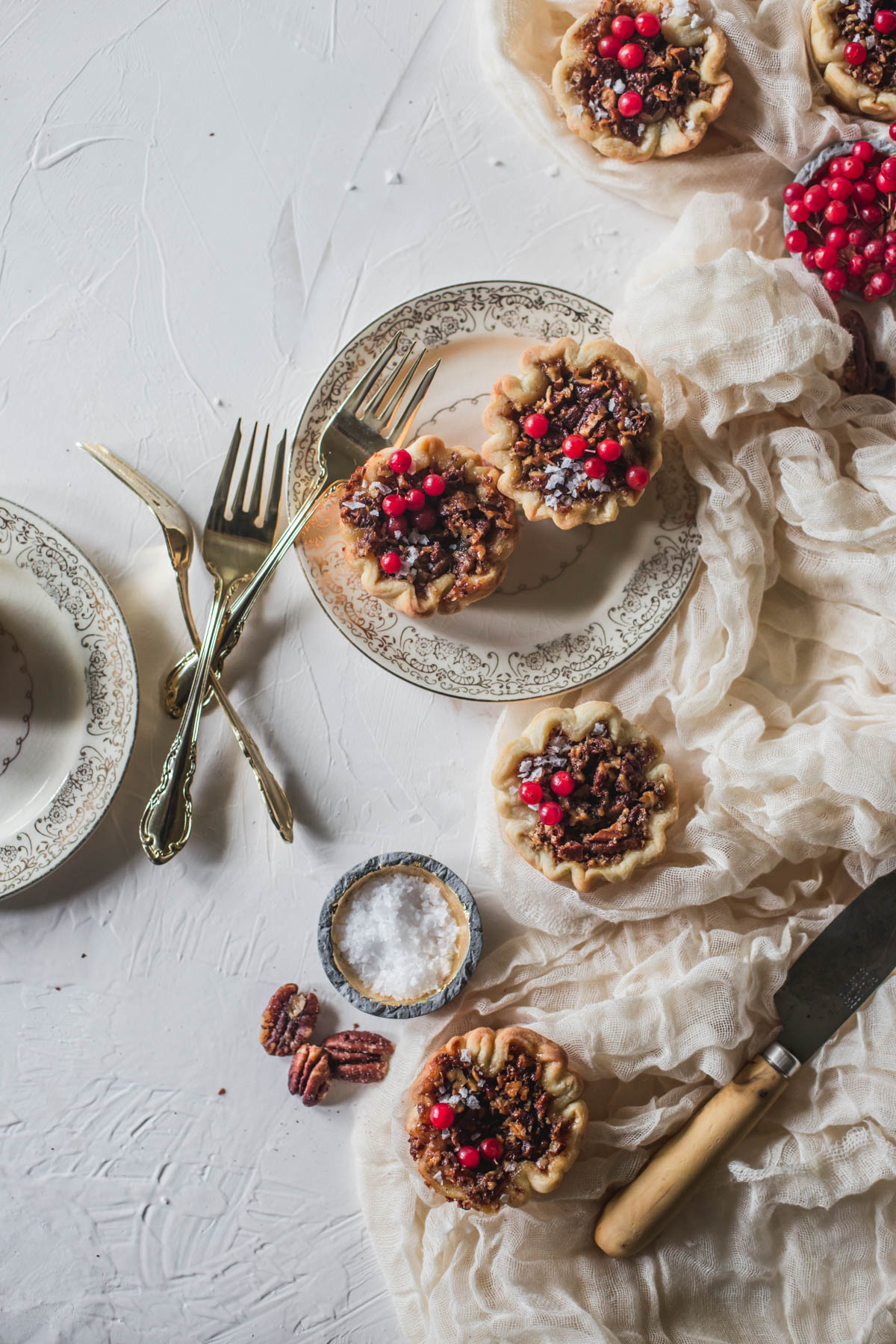 Browned Butter and Maple Mini Pecan Pies