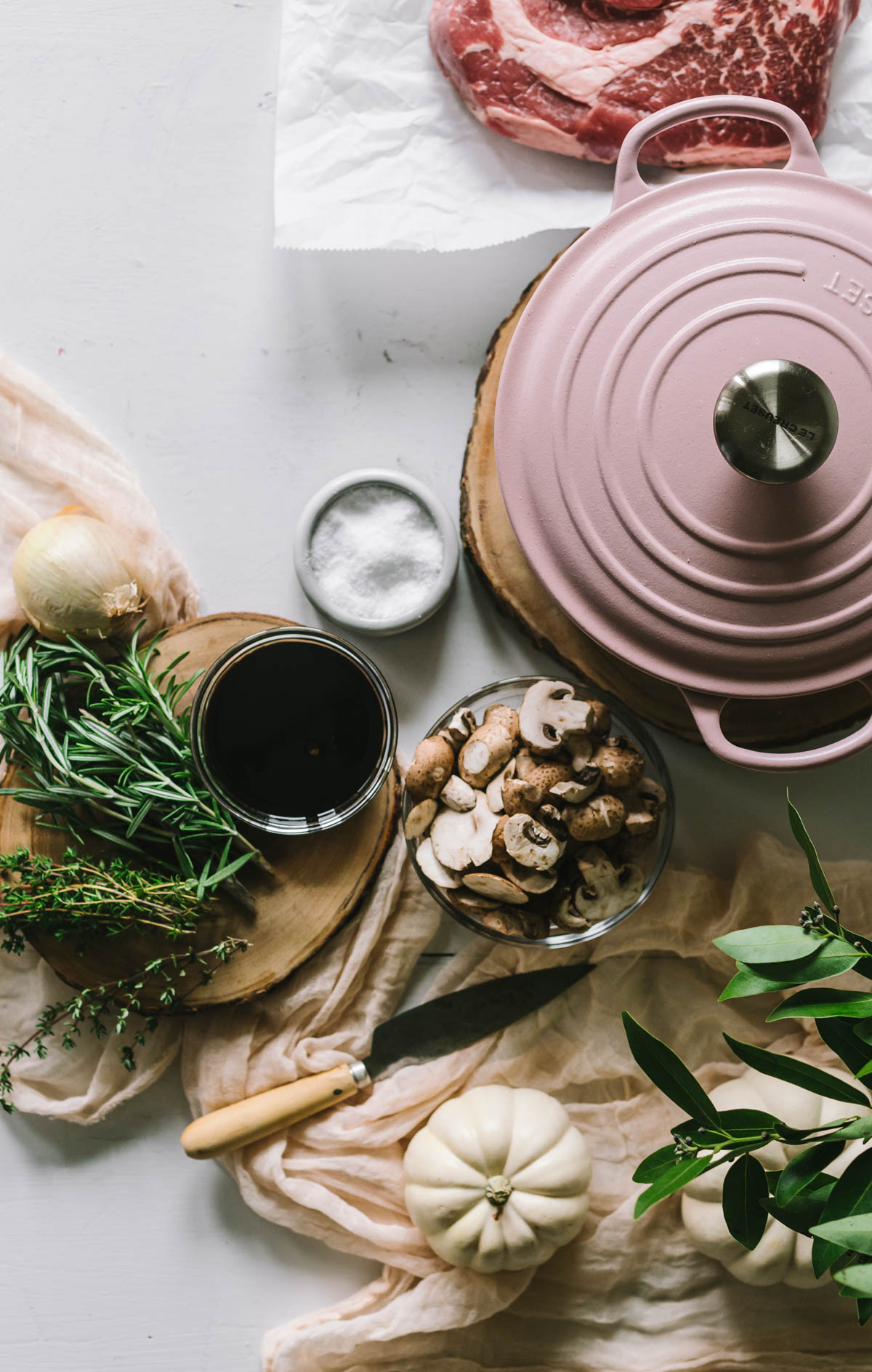 Balsamic Pot Roast with Fresh Herbs and Garlic