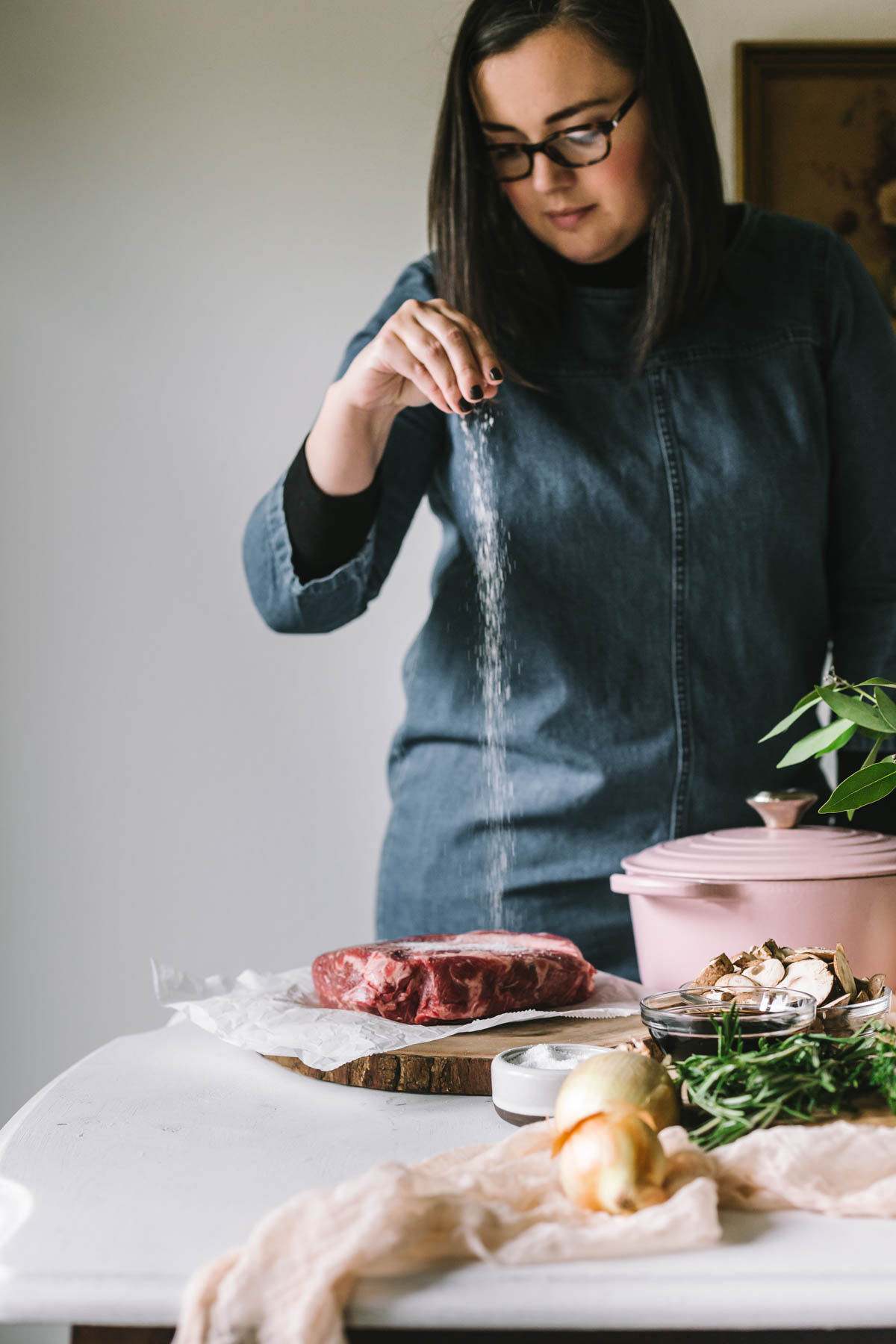 Balsamic Pot Roast with Fresh Herbs and Garlic