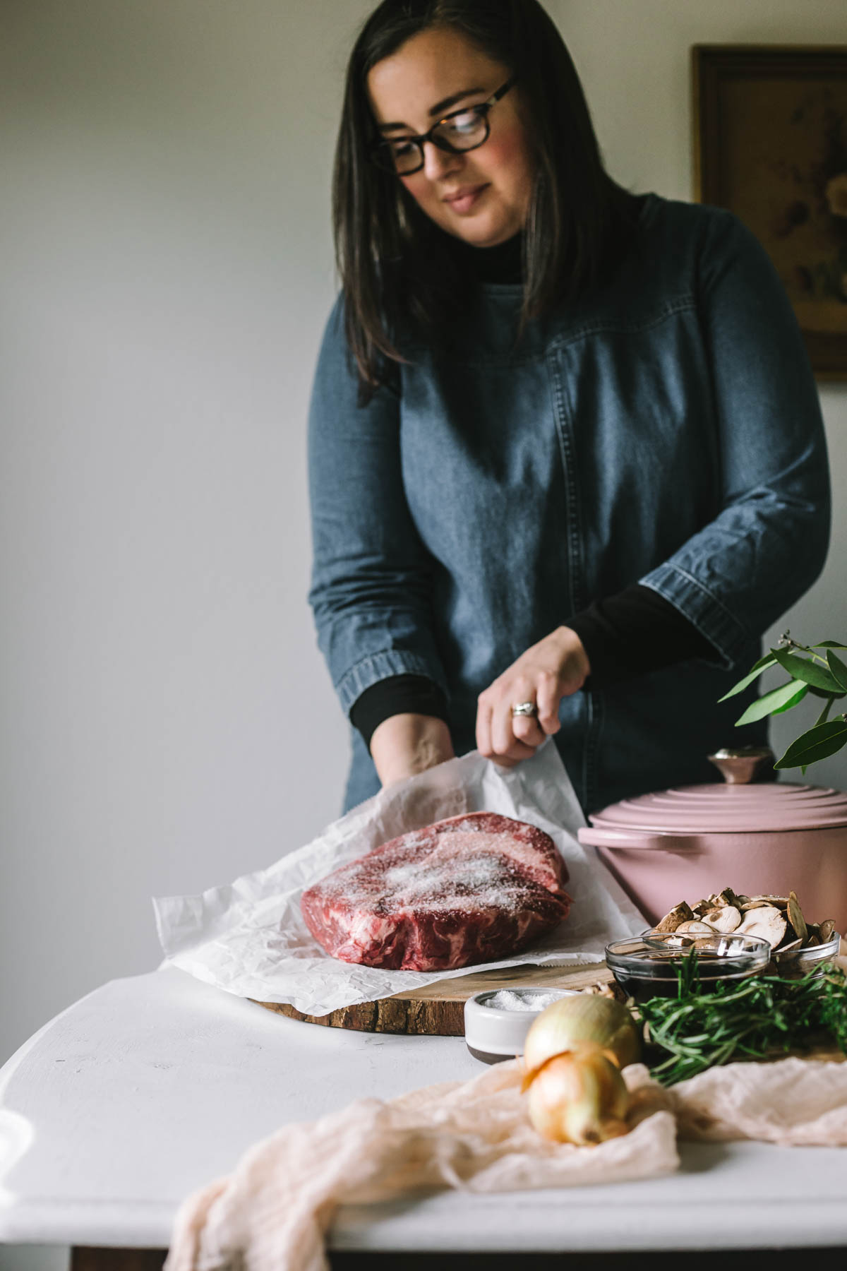 Balsamic Pot Roast with Fresh Herbs and Garlic